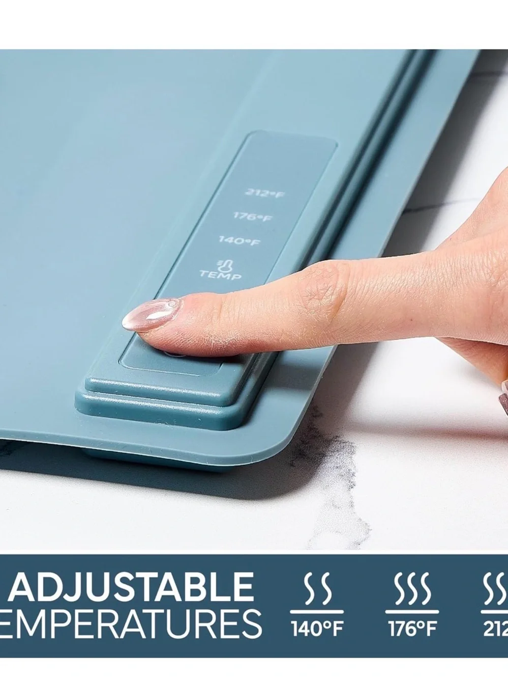 CWC Rollable Electric Warming Mat - Blue